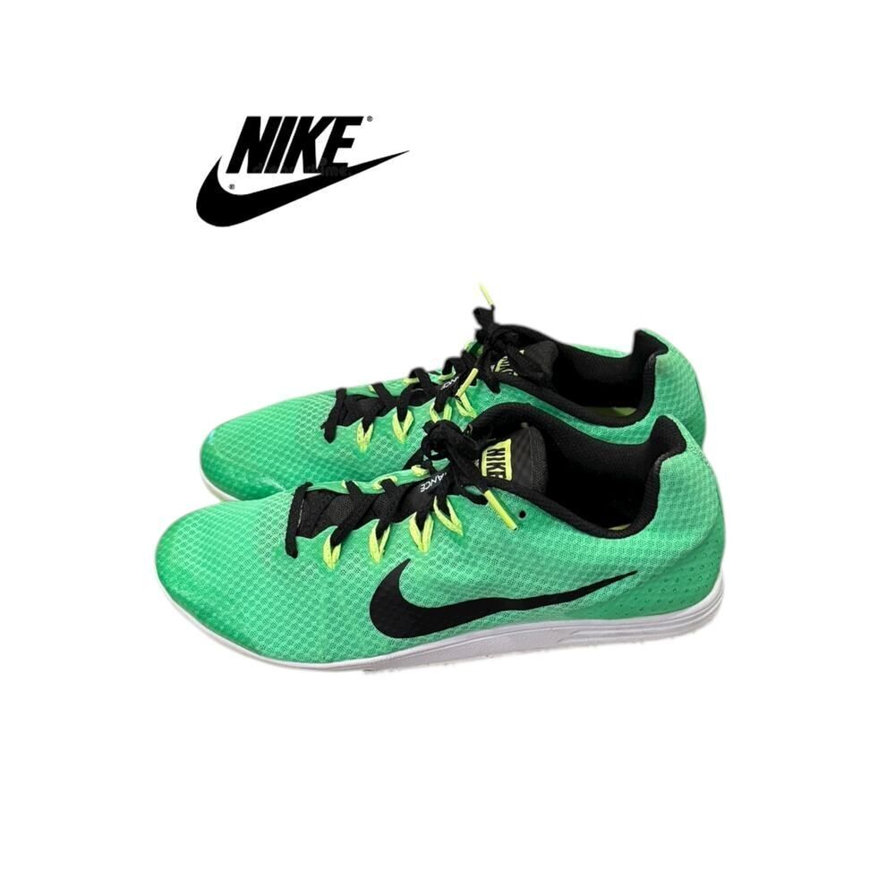 Nike Zoom Rival D 9 Men’s Green Yellow Black Track Spikes Shoes 10